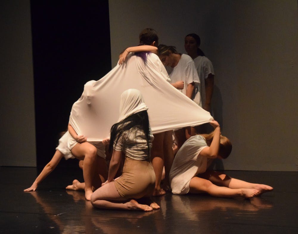 <p>ChoreoLab’s performance titled “POWER: the preservation of order” had students, faculty and guest artists work together to bring new ideas and technology into the Theatre and Dance Department.</p>