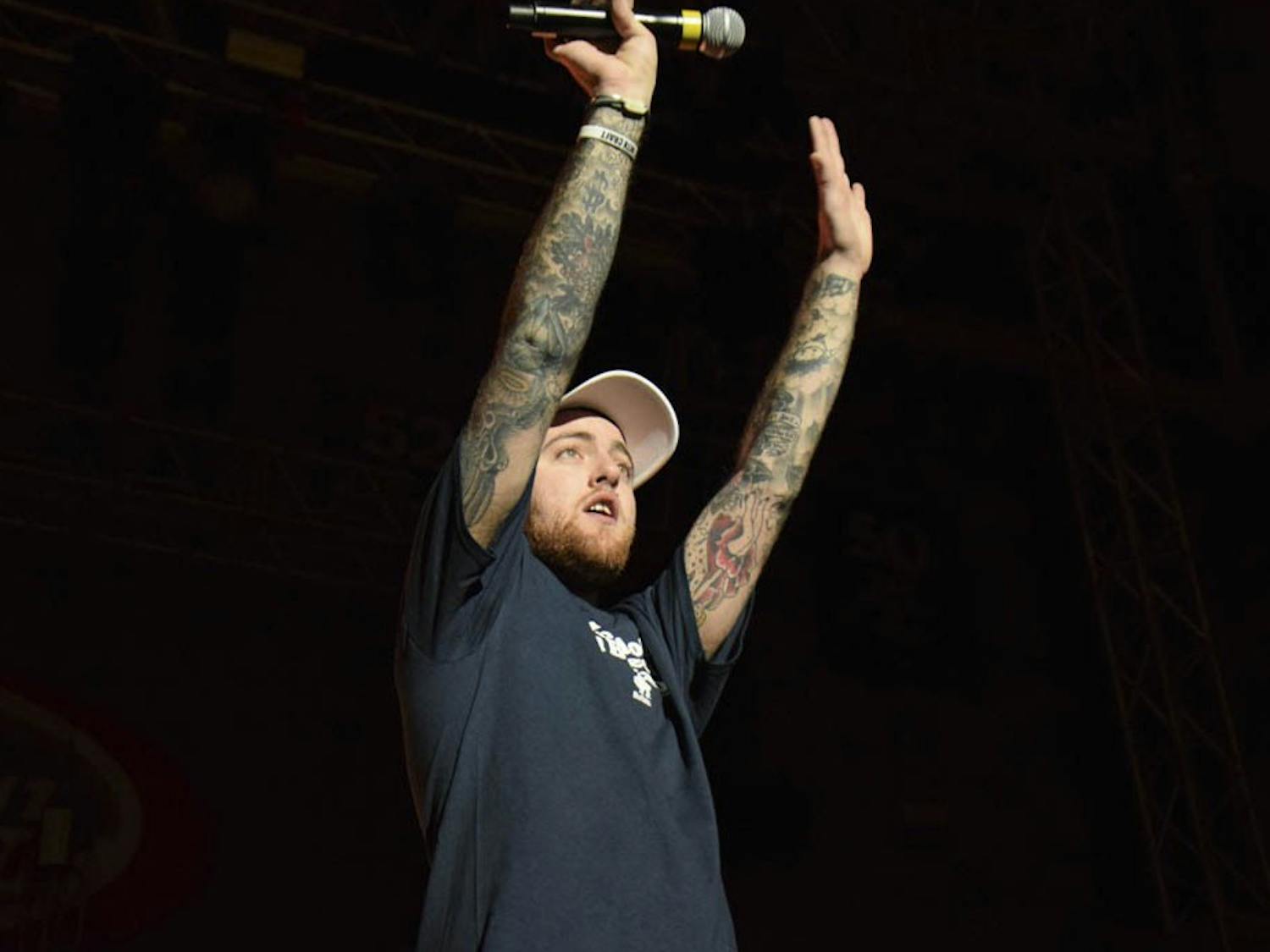 Students express their grief towards the death of Mac Miller, who performed at UB's Spring Fest in 2016. Miller was a prominent figure in rap, mixing diverse rhymes with melodic and heavy beats.