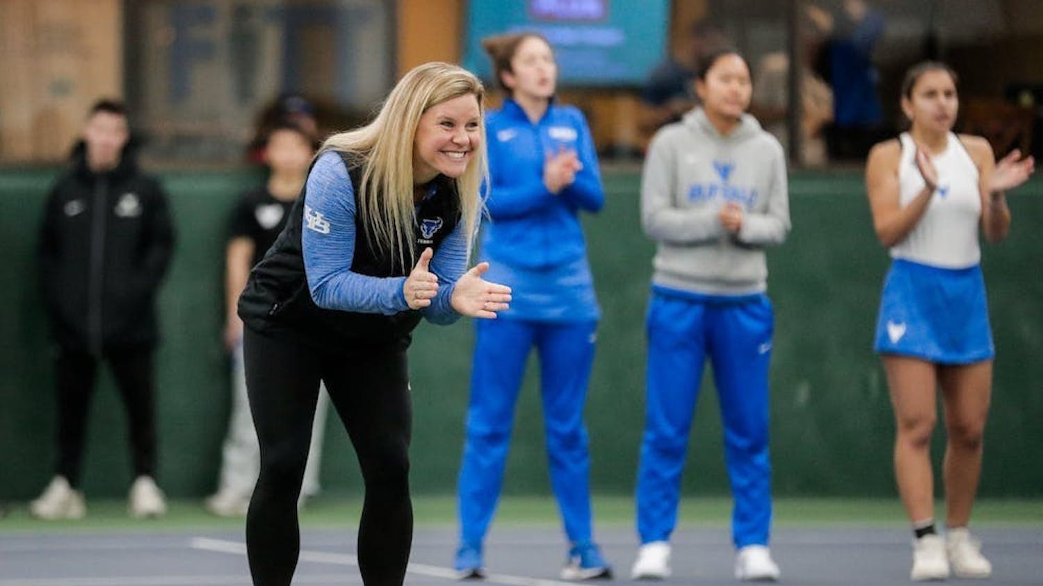 UB women's tennis coach Kristen Maines spoke with The Spectrum about her team-building philosophy.