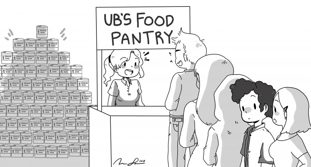 <p>UB’s Food Pantry Task Force is creating plans for an on-campus food pantry to help combate students’ food insecurities. Plans will be submitted in November and construction is planned for January.</p>