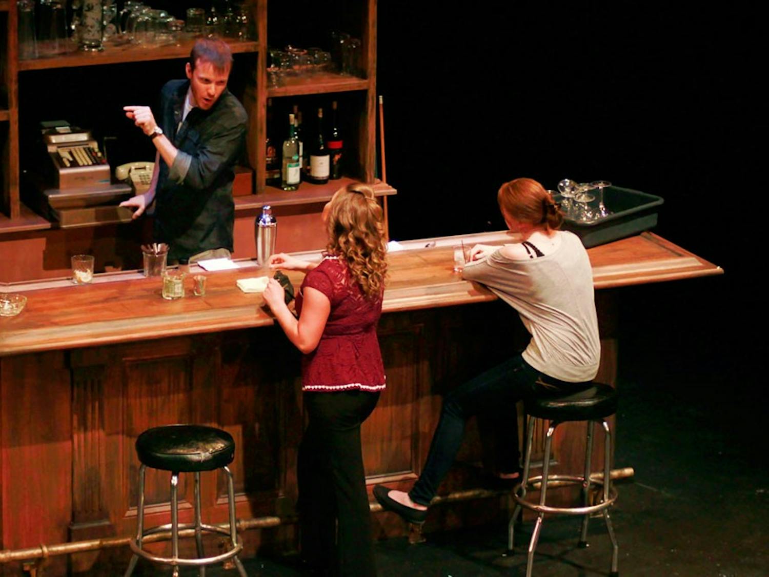 A bar in NYC set the stage for the student production of “Savage in Limbo,” a play about a group of friends that frequents the bar and discusses the trials and tribulations of being out on their own.