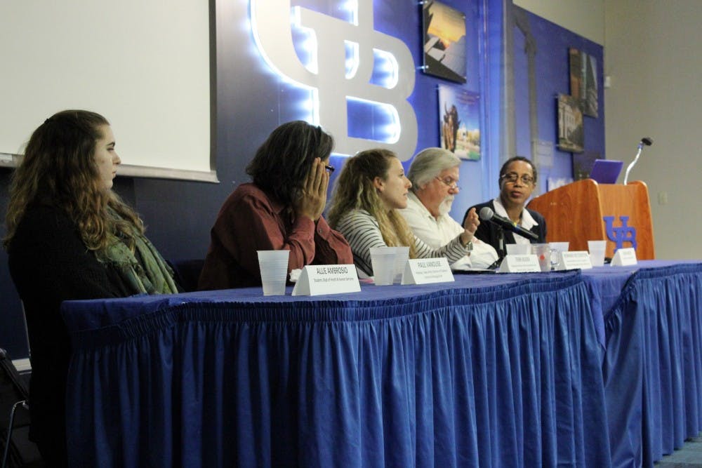 <p>Students, faculty and staff discussed cultural appropriation in the Student Union on Tuesday night.</p>