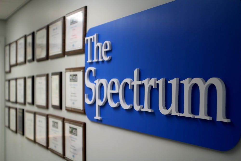 <p>Located at 132 Student Union, <em>The Spectrum</em> office housed more than two dozen student journalists on Sept. 11, 2001.</p>