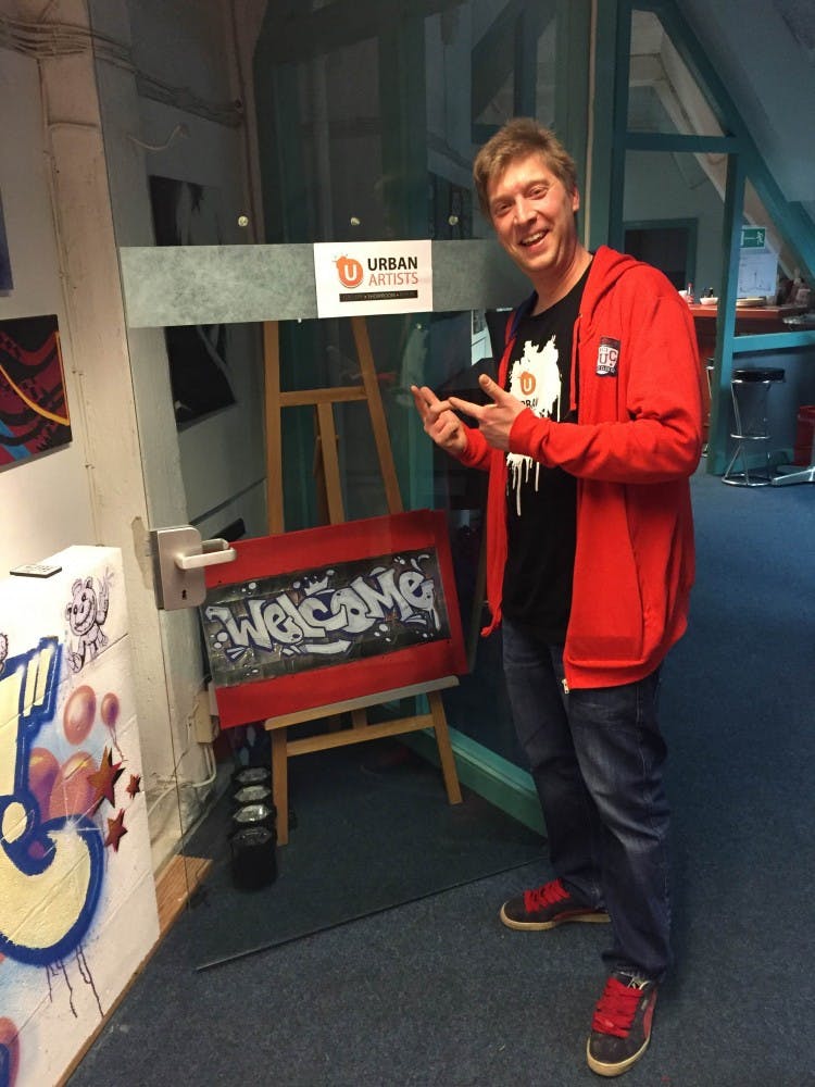 Hendrick auf der Heidt is the founder, owner and CEO of Sky Line Gallery Berlin. Heidt began as an illegal graffiti artist and grew as widely known artist in Berlin, painting in various countries.