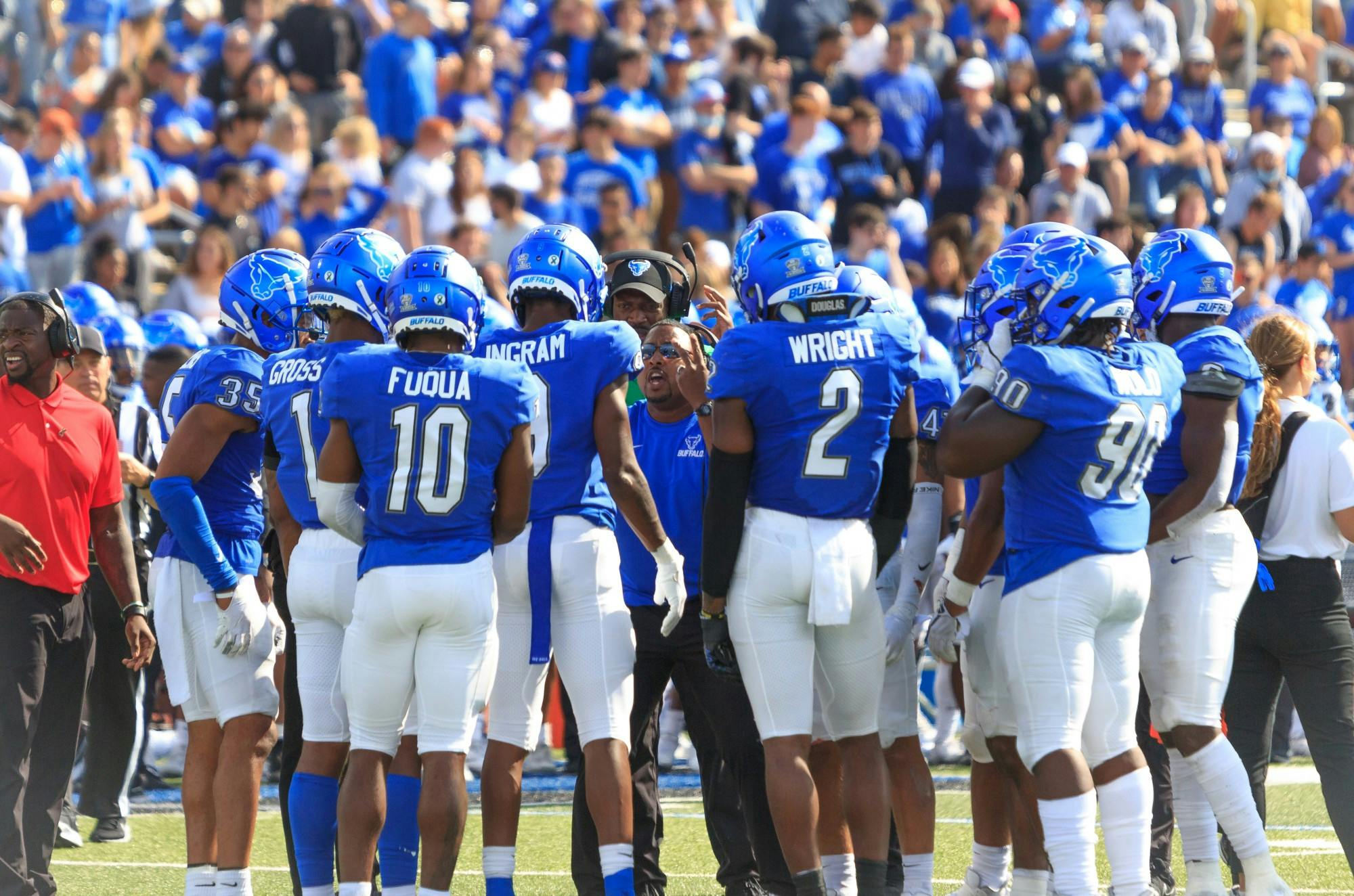 UB fell to Bowling Green, 56-44, Saturday at UB Stadium.