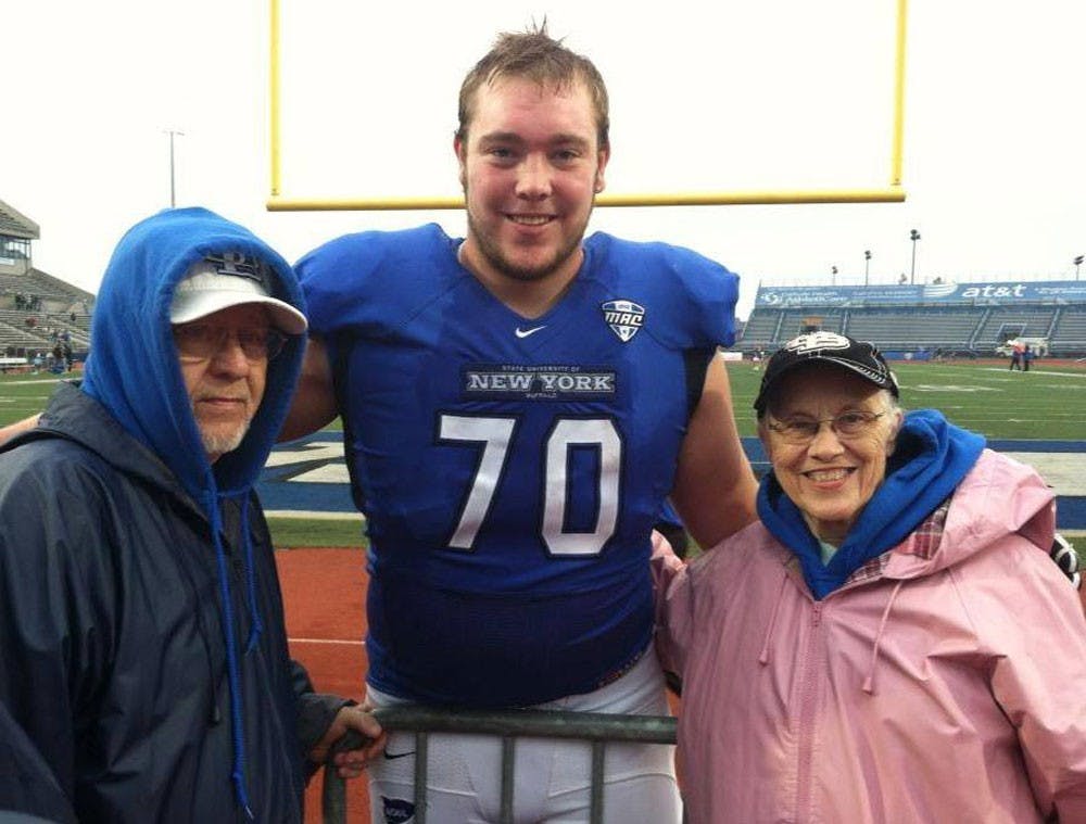 <p>Former Bull John Kling poses for a photo. Kling recently signed with the Washington Redskins.</p>