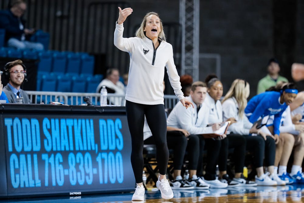 <p>Women's basketball has turned its season around under head coach Becky Burke (pictured).&nbsp;</p>