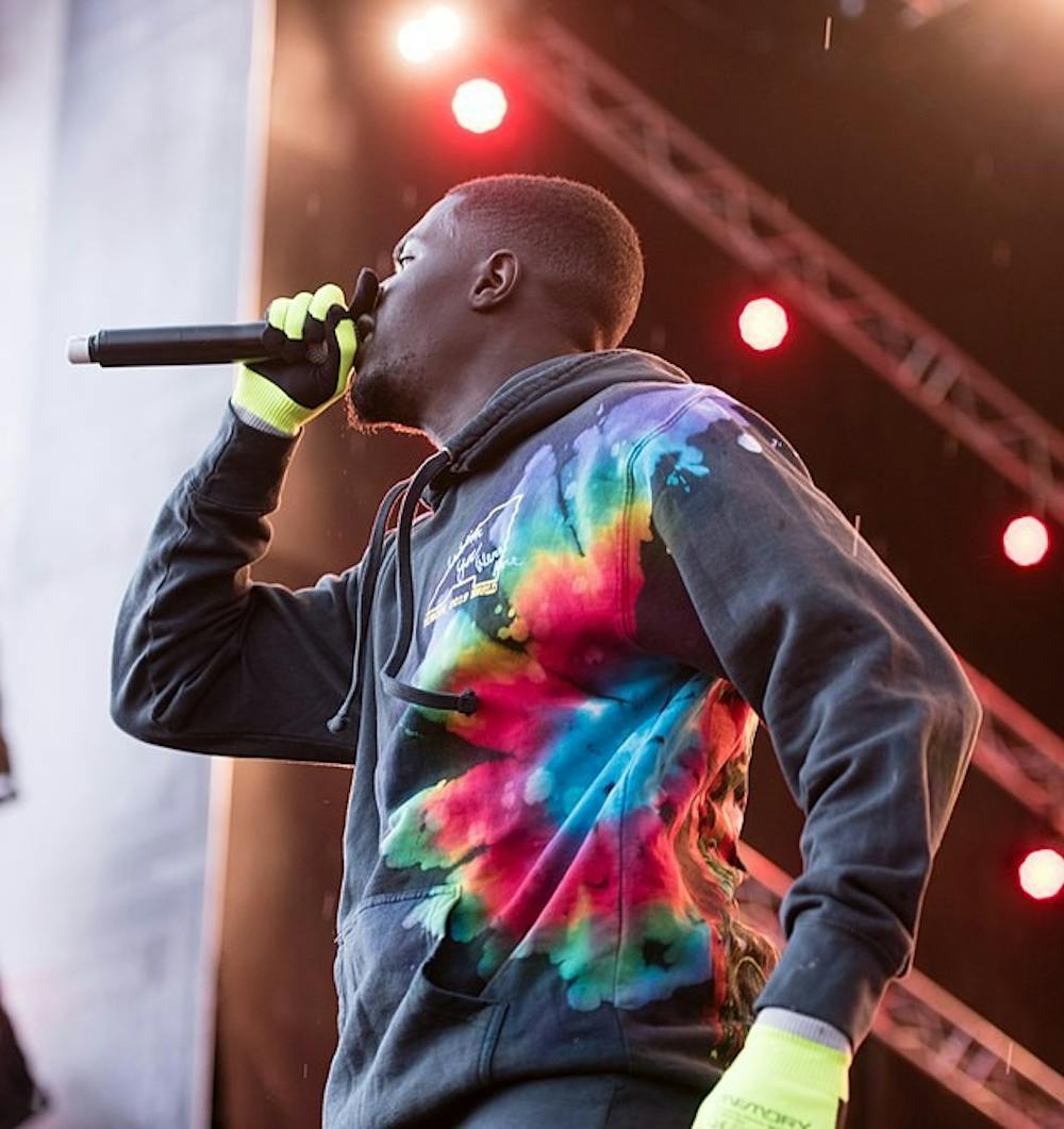 <p>Sheck Wes, seen here performing at Openair Frauenfeld in 2019, is best known for his 2017 sleeper hit “Mo Bamba.”&nbsp;</p>