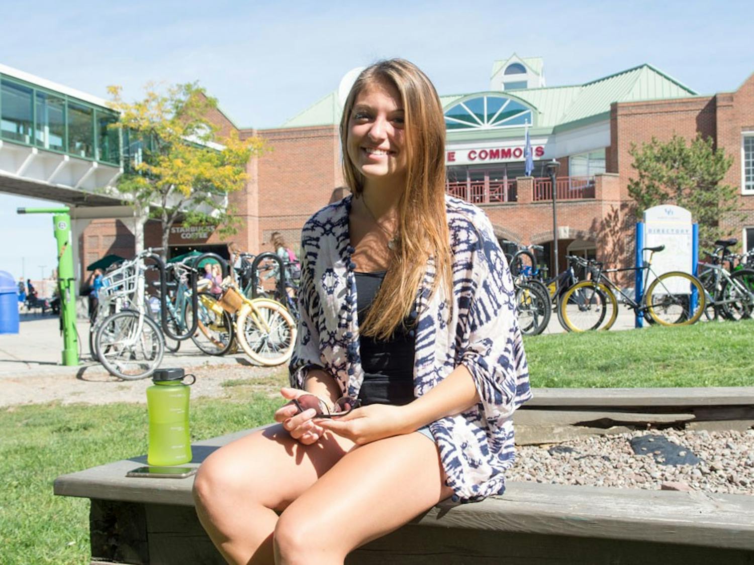 Emily Smrtic, a senior political science major, said students should be more concerned about who is going to run the country. Many UB students will get to vote for the first time in this year's presidential election on Nov. 8. 