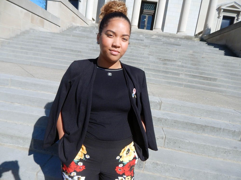 SA President Leslie Veloz is facing questions of her logged hours since former VP Jamersin Redfern resigned Feb. 2.