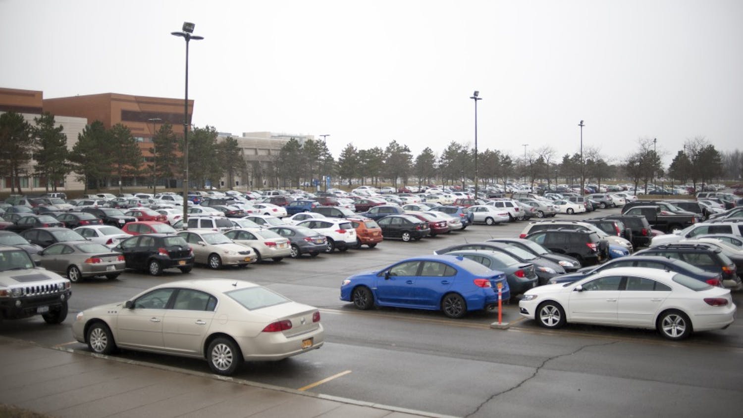 Jarvis B lot (pictured)&nbsp;is a faculty, staff and student parking lot. Students say they park in faculty only lots to avoid being late for class.