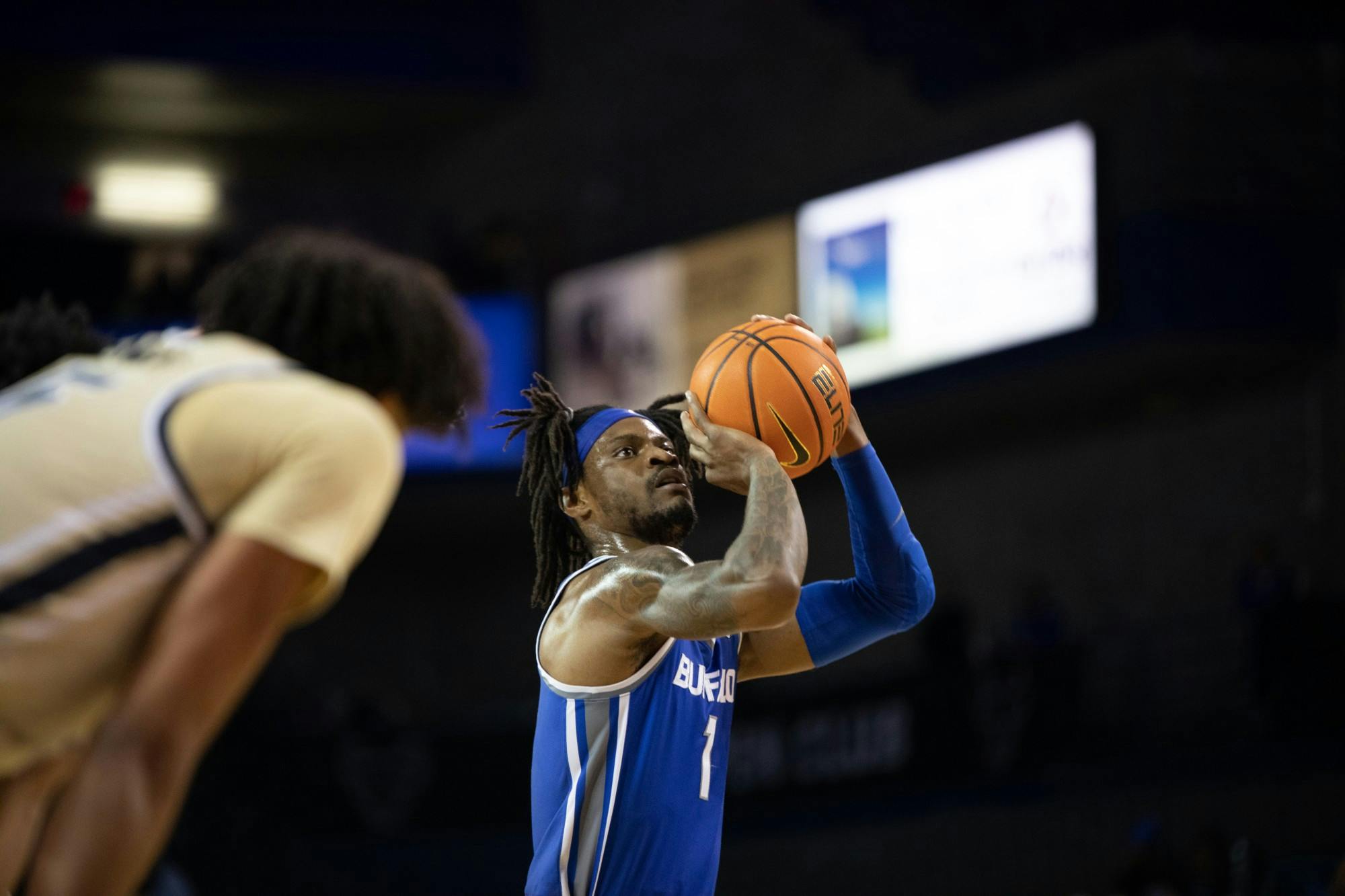 Senior forward LaQuill Hardnett was responsible for UB’s “Gun Violence Awareness Night” on Feb. 21.