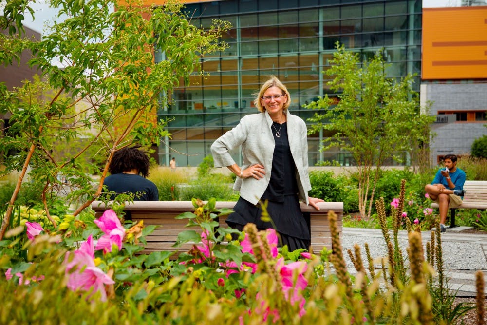 Photos of UB Engineering Dean Liesl Folks at Davis HallPhotographer: Douglas Levere