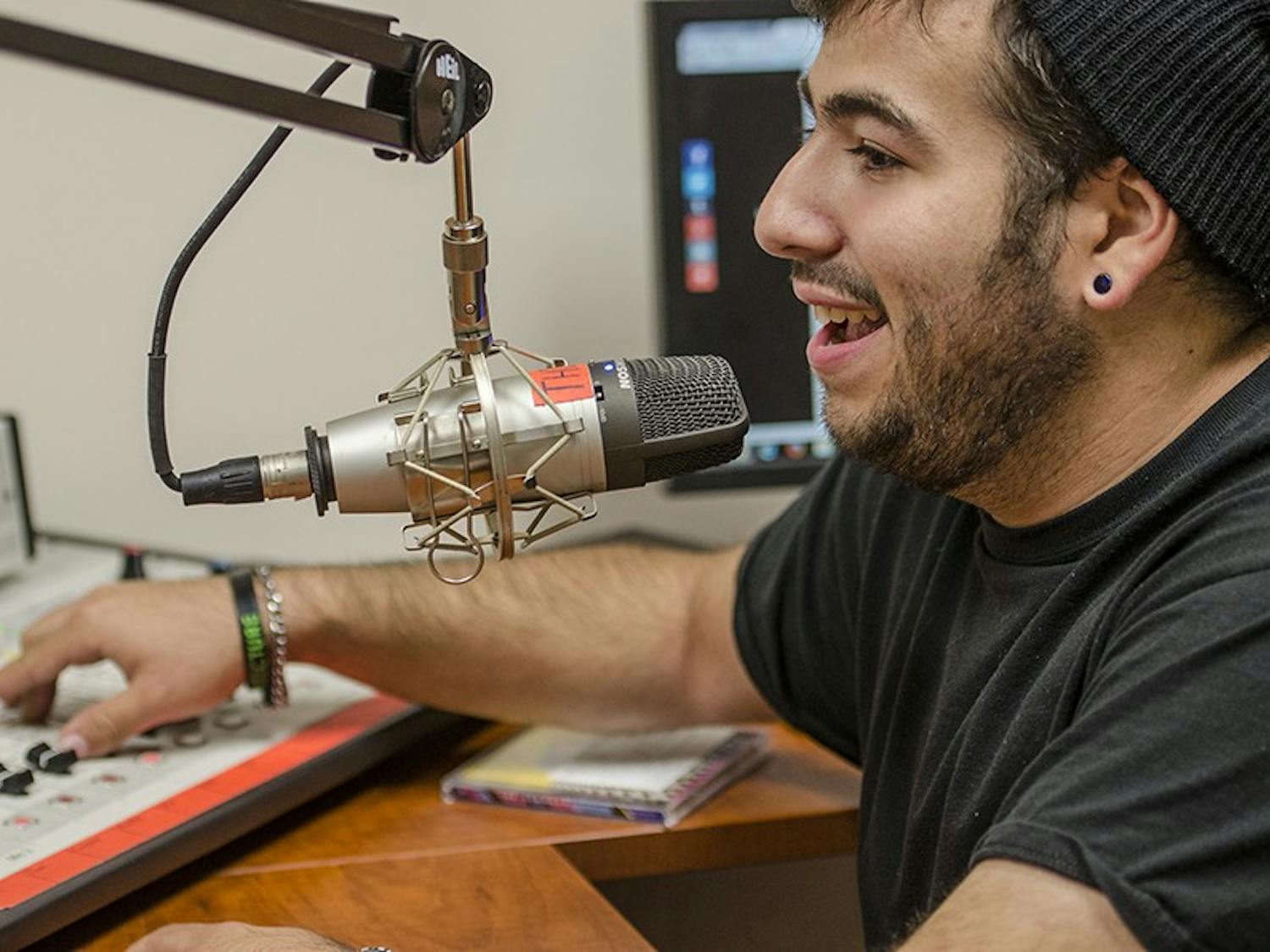 Ross Moretzsky is a UB student who participates in WRUB, the on-campus radio. The radio station is broadcasted right from UB and is home to over 30 student shows. His show "Flying Model Rockets" airs on Mondays from 7 to 9 p.m.