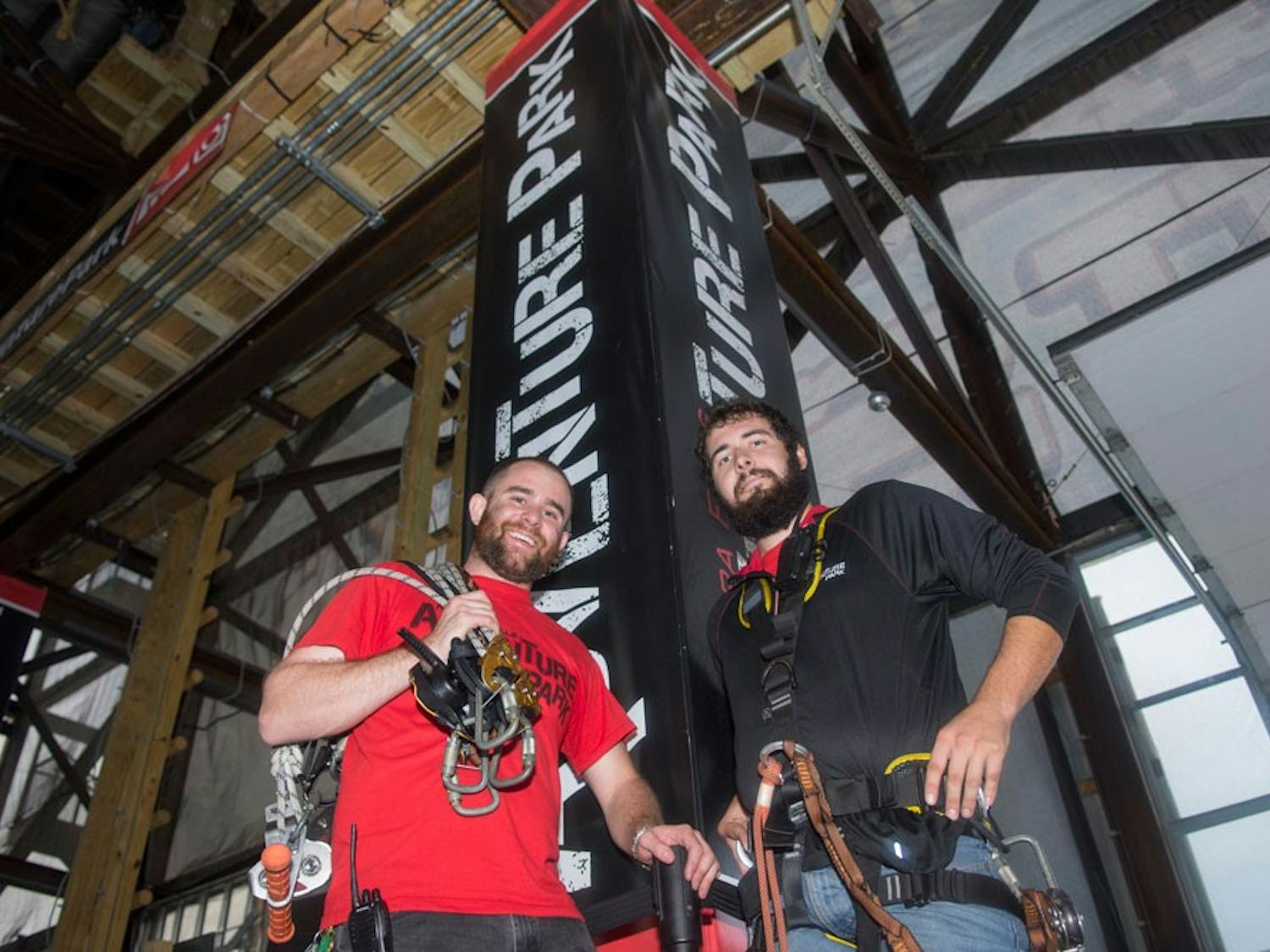 Ryan Lynn and Kevin Santa run Niagara Falls Adventure Park. The duo use their experience from UB’s Outdoor Adventures Club to run the facility.