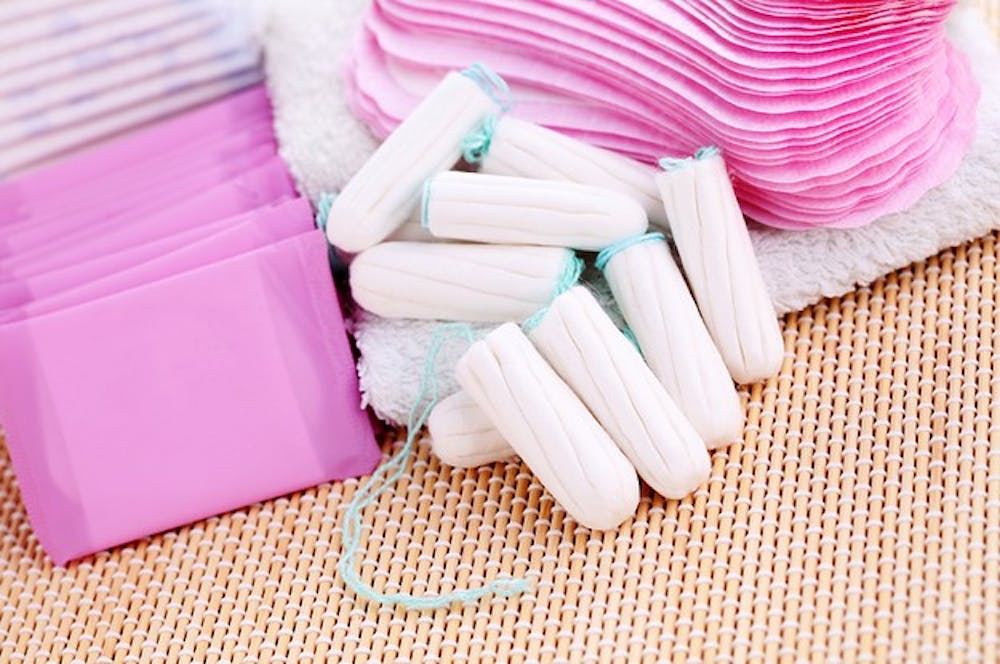 <p>&nbsp;Free pads and tampons will soon be available in 20 bathrooms across campus beginning in May.&nbsp;</p>