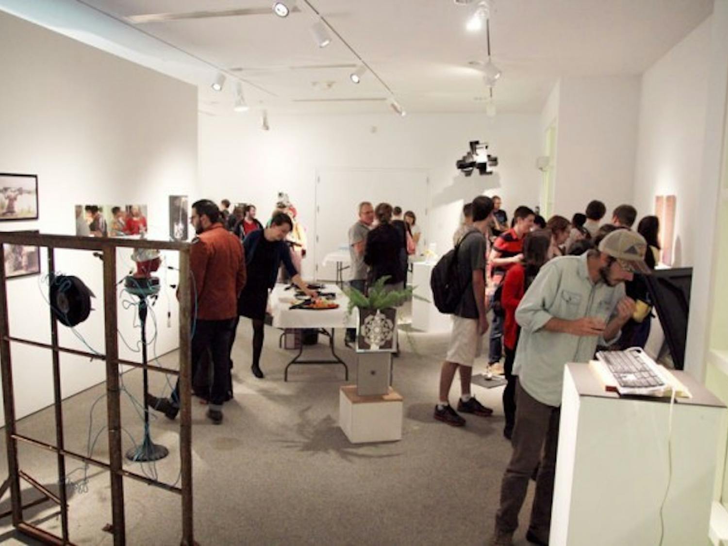 The Cradle to Grave II: Re-Appropriation, Obsolescence, and the Arts exhibit opened to the public on Sept. 25. The exhibit looks at the ways outdated technology can be reused long after it has been surpassed by more efficient technologies. Emily Li, The Spectrum