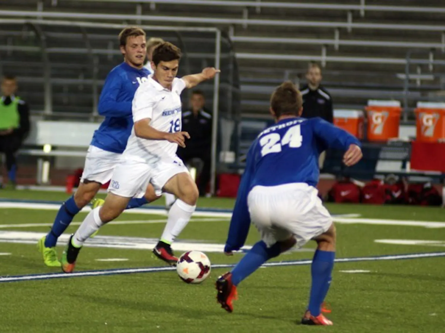 Abdulla Al-Kalisy finished his freshmen season for the men’s soccer team with two assists. The undersized freshman forward has had to prove himself throughout his career and may play a large role in Buffalo’s future. Yusong Shi, The Spectrum