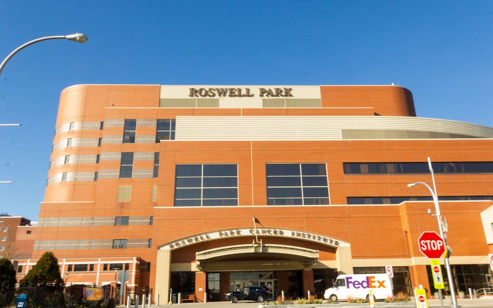 <p>Roswell Park Cancer Institute, where the first patient in Buffalo received sarilumab treatment.</p>