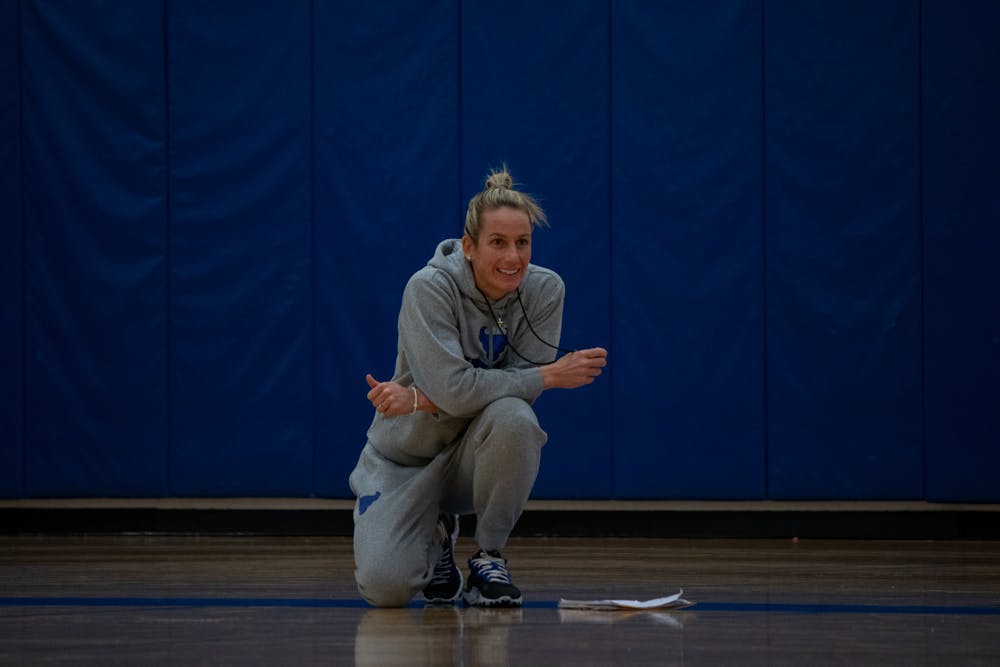 Becky Burke, coach of UB women's basketball team