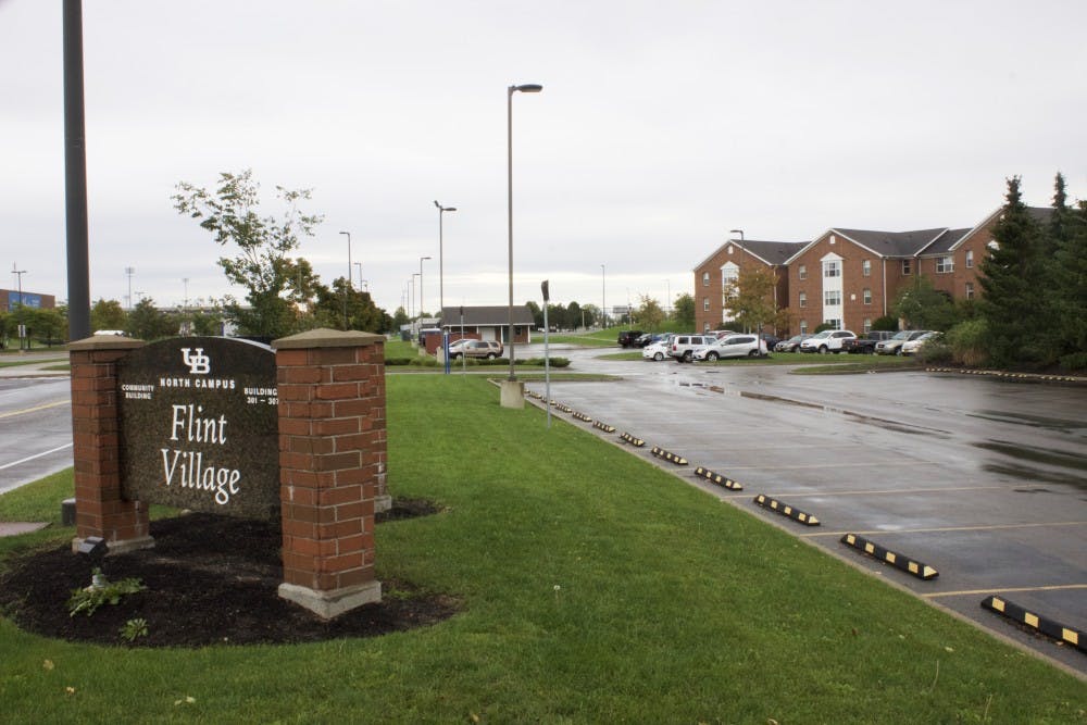 <p>UB parking services is changing 20 Flint parking lot spaces to metered parking. The change will begin Oct. 15, but signs have already been installed.</p>