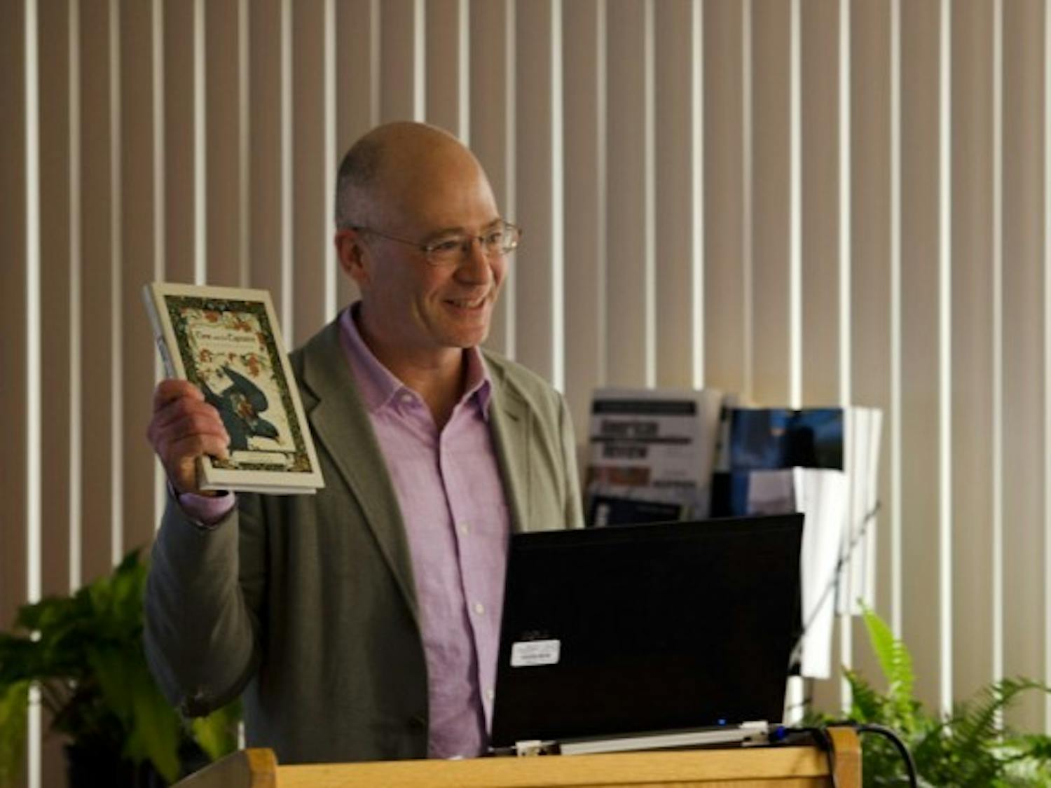 Dr. John Plotz’s lecture on Buster Keaton’s method of acting made famous by his “great stone face,” detailed how actors, like the audience, can become separated from reality through film. Kainan Guo, The Spectrum