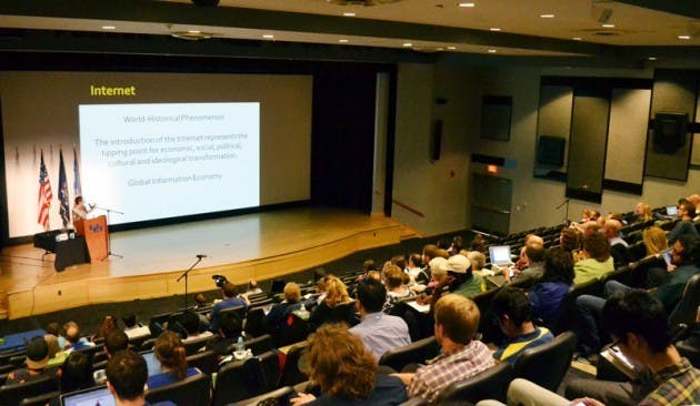 On Wednesday, &ldquo;Your Digital Footprint&rdquo; presenters raised awareness on challenges in a &ldquo;Digital Age,&rdquo; where technology is more advanced and relied on.
Lily Weisberg, The Spectrum