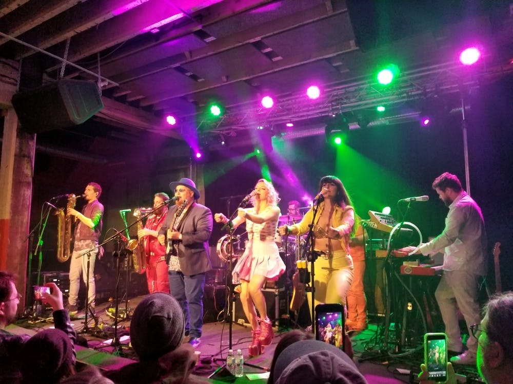 <p>Brooklyn funk rockers Turquaz took to downtown Buffalo on Tuesday night in a groovy performance. The band is currently on the road and recently released their single “On The Run,” produced by Talking Heads member Jerry Harrison.</p>