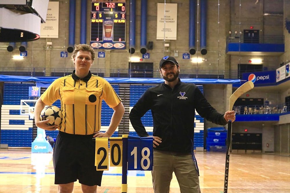 <p>Chris McClure, assistant director of Intramural and Sports program, is striving to improve the program by recruiting players and offering more athletics and sporting events to students across campus.</p>