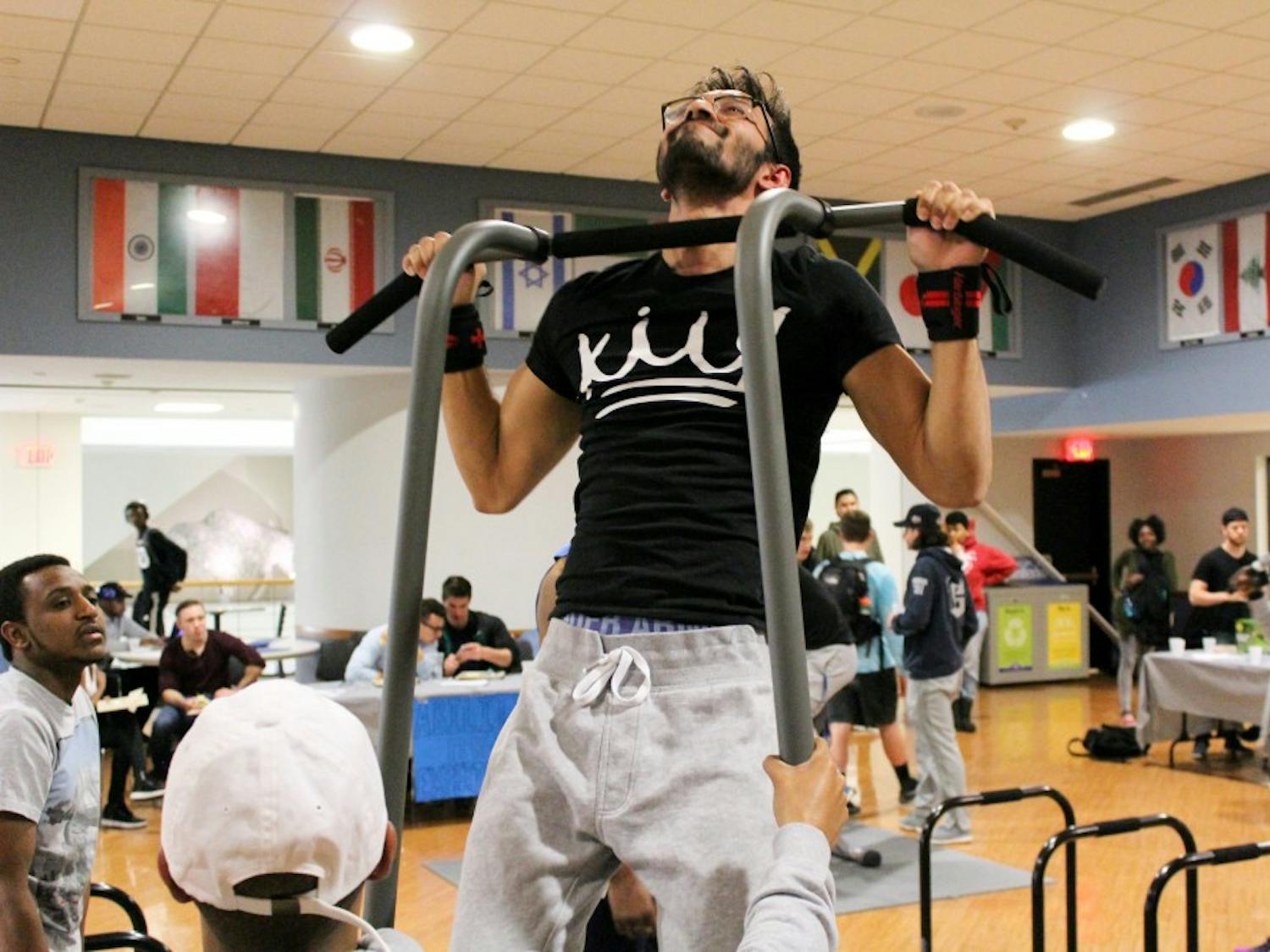 Competitions were held throughout the event, including a pull-up contest, a push-up contest and a sit-up contest. Winners of the competition were given fitness prizes.&nbsp;