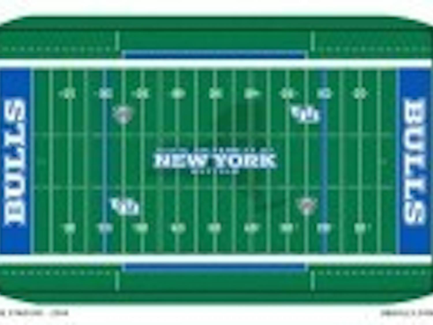 The Bull&#39;s will be playing on a new field this year that promotes the &quot;The New York Bulls Iniative&quot;&nbsp;Courtsey of UB Athletics&nbsp;