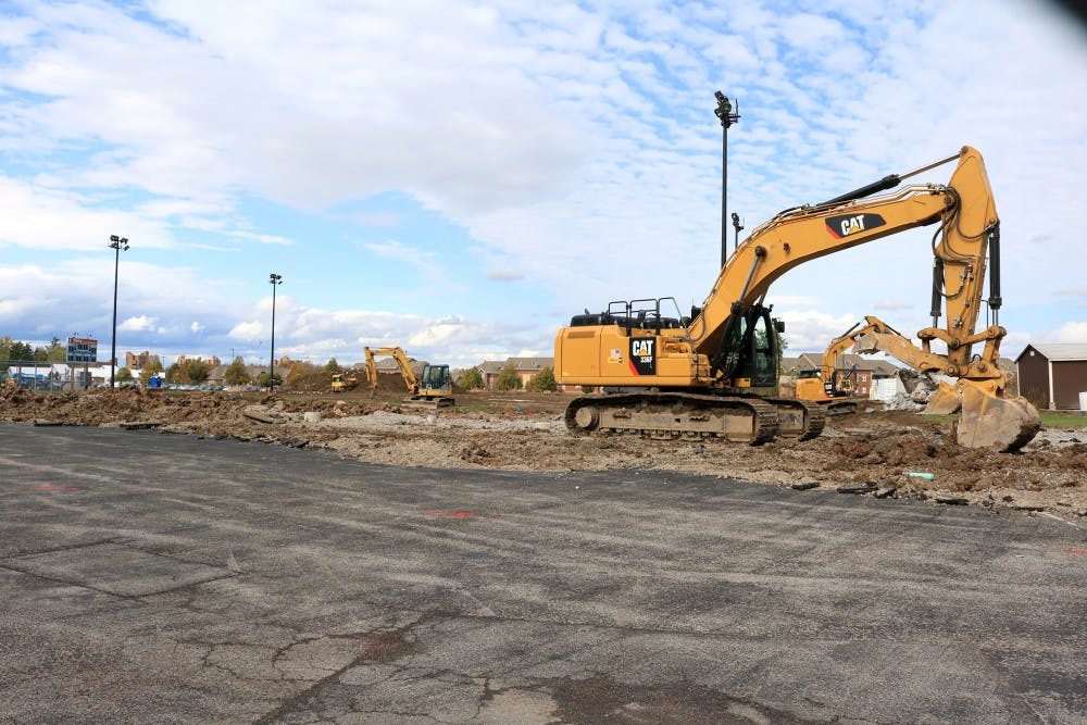 <p>Construction on the upcoming Murchie Family&nbsp;Fieldhouse next to UB Stadium begins. The reaction to the $18 million facility has ben varied.</p>