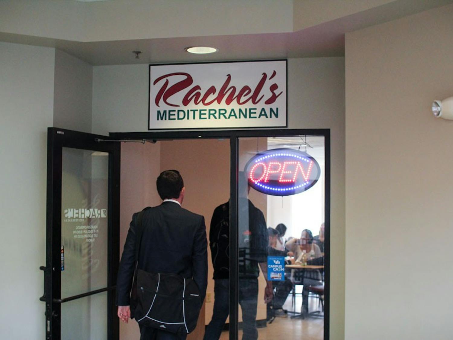 Rachel’s Mediterranean in The Commons&nbsp;has tried&nbsp;to step away from Styrofoam by adding&nbsp;recyclable plates and&nbsp;looking&nbsp;into paper products.
