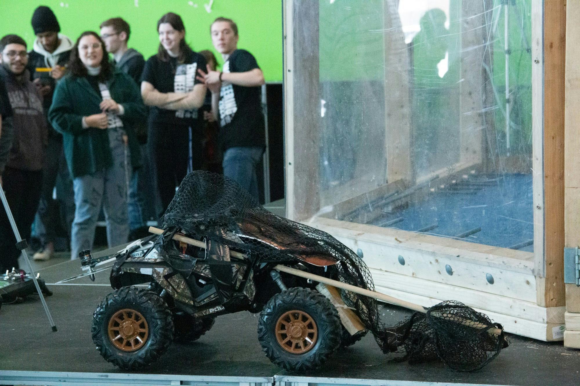 The Society of Automotive Engineers won E-week’s battle bot competition last Friday.&nbsp;
