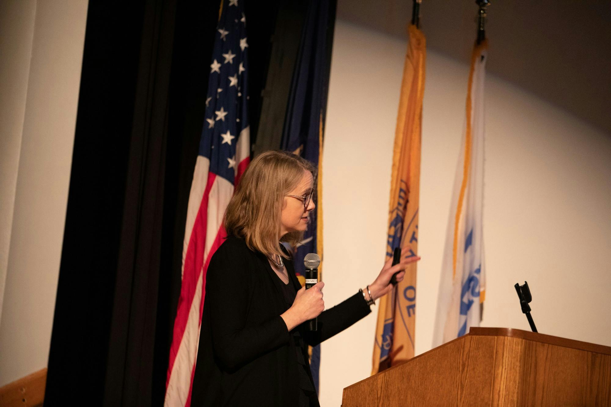Professor Martha Bohm, a first-time competitor, won this year’s Life Raft Debate, receiving a nameplate on the trophy oar.&nbsp;