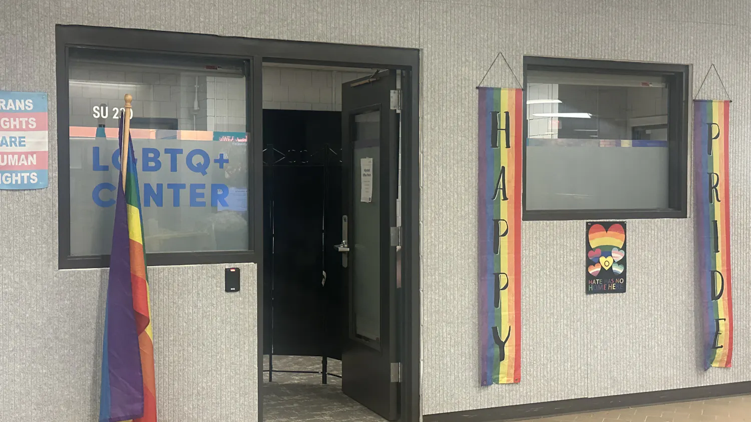 A picture of UB's LGBTQ+ center on the second floor of Student Union, which opened in the fall.