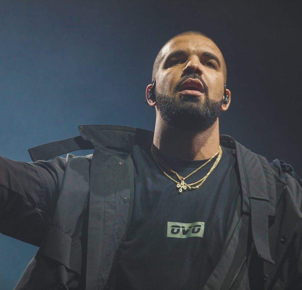 Canadian rapper Drake performs in Summer Sixteen Tour 2016 in Toronto.
