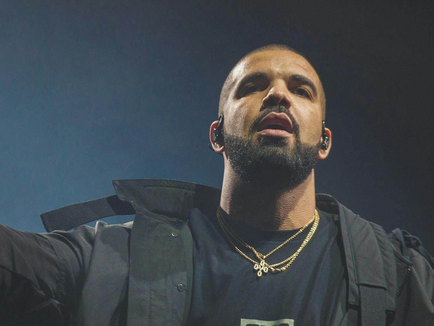 Canadian rapper Drake performs in Summer Sixteen Tour 2016 in Toronto.
