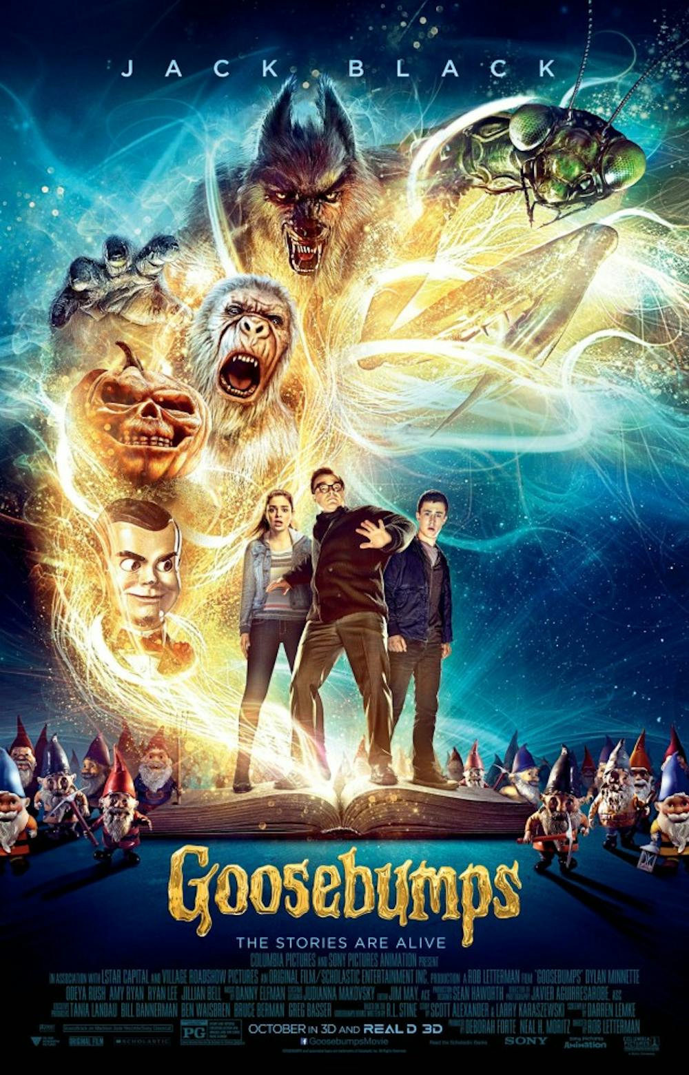 <p>“Goosebumps” is one of the many horror and thriller movies are coming out this month, released in the spirit of Halloween. In this film, R.L. Stine’s famous scary stories will finally make their way to the big screen. It premieres Oct. 16.</p>