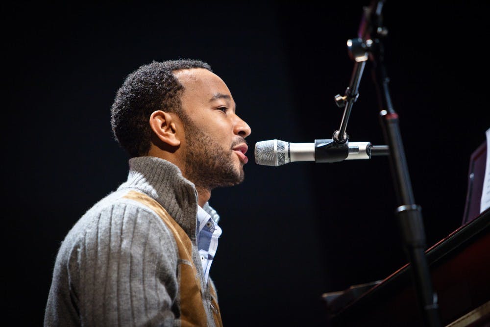 <p>Pianist, singer and songwriter John Legend will perform and speak at UB on Dec. 3 instead of Nov. 18 due to a professional conflict. </p>