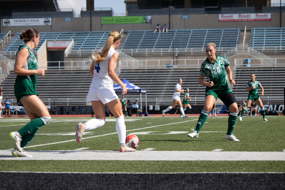 UB women's soccer go 2-0 in conference play after defeating Eastern Michigan at home.