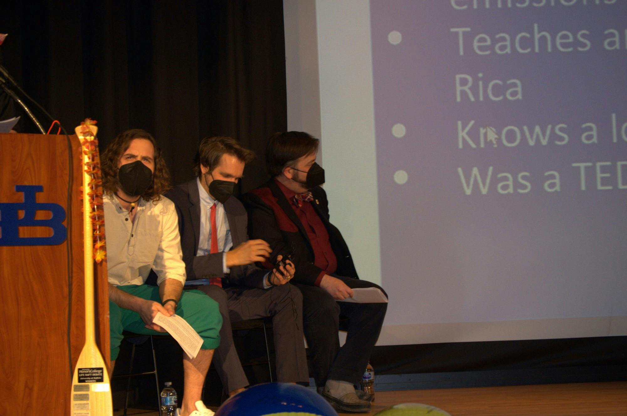 The 11th annual Life Raft Debate, held Tuesday in the Student Union Theater.