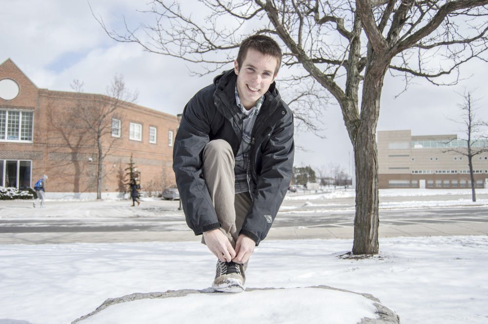 <p>Brian Crimmins has broken multiple UB track and field records in his time as an athlete. He’s been running since seventh grade and may even look toward the Olympics post-graduation.</p>