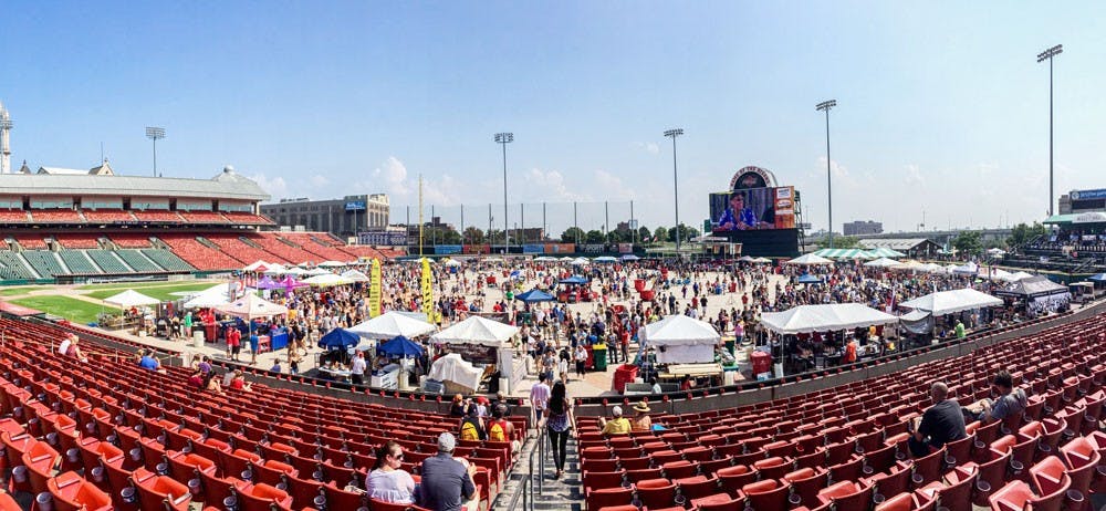 <p>The National Buffalo Chicken Wing Festival was held at Coca Cola Field in downtown Buffalo on Sept. 5 and 6 of&nbsp;2015.</p>