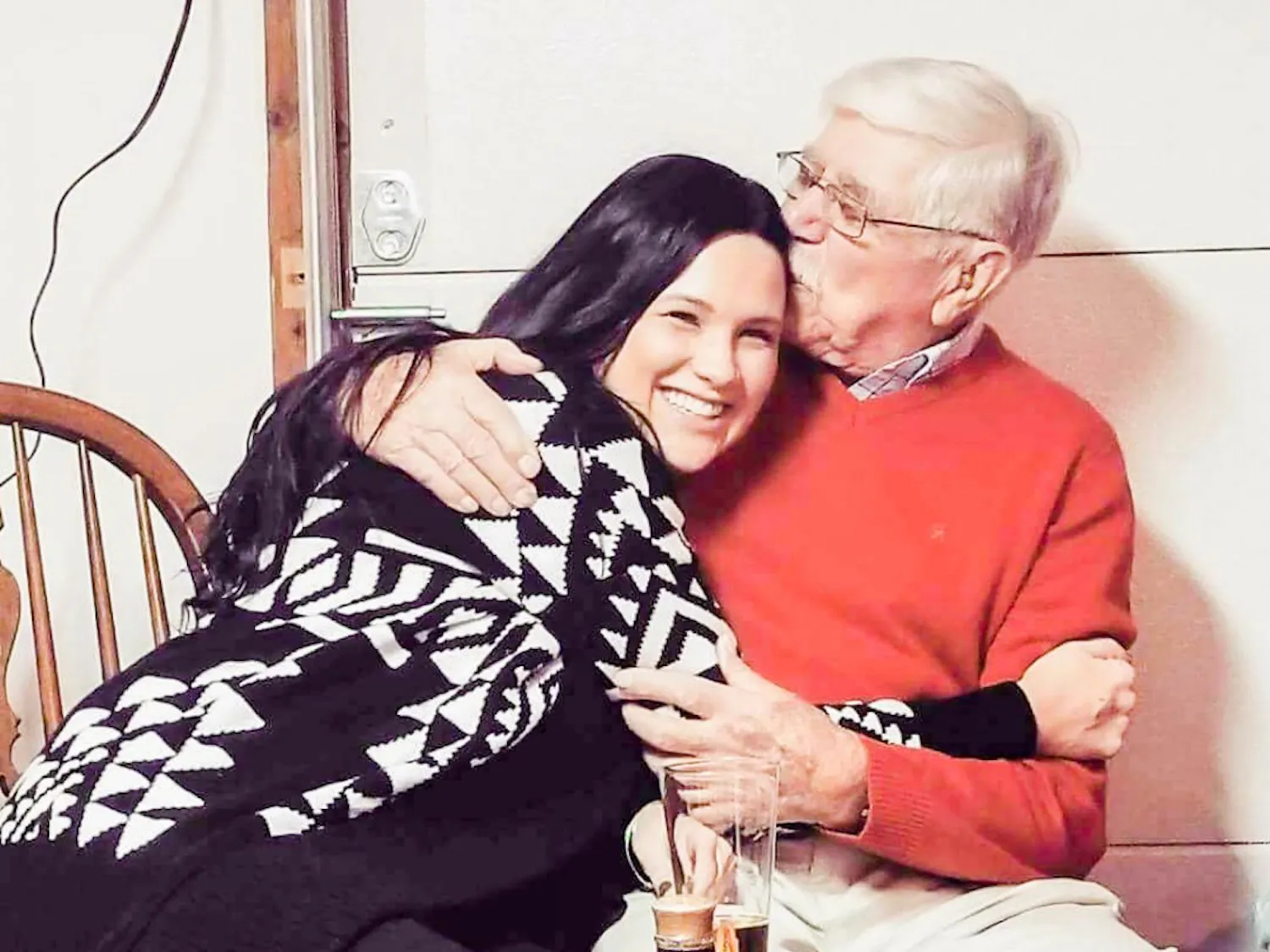 Heather Petri pictured with her grandfather, Richard Petri, who passed away on Feb. 7. Heather, who graduated from UB in 2016, said she didn't say goodbye to her grandfather after UB took his body on the night of his death.