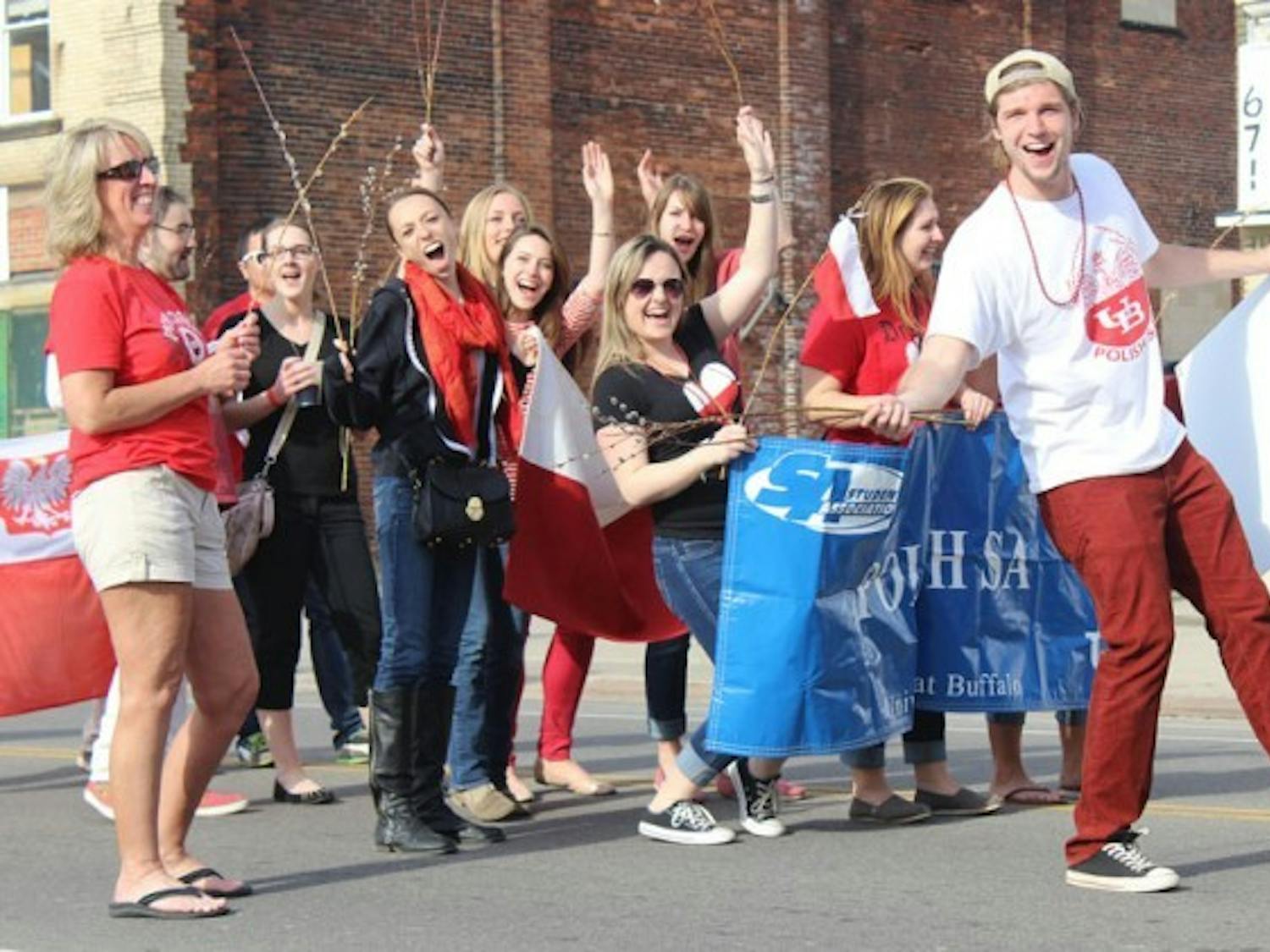 Last year&rsquo;s President of the Polish Student Association Krzysztof Kosz, led a group at Buffalo&rsquo;s Dyngus Day&nbsp;celebration to represent the PolSA. Buffalo&rsquo;s ties to Poland date back to 1860 and a large number of Polish descendants still live in Buffalo.
Joe Konze Jr, The Spectrum
