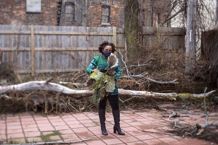 Victoria-Idongesit Udondian, a 2020-21 UB Center for Diversity Innovation distinguished visiting scholar, launched the collaborative project “Adápé” on Feb. 27.