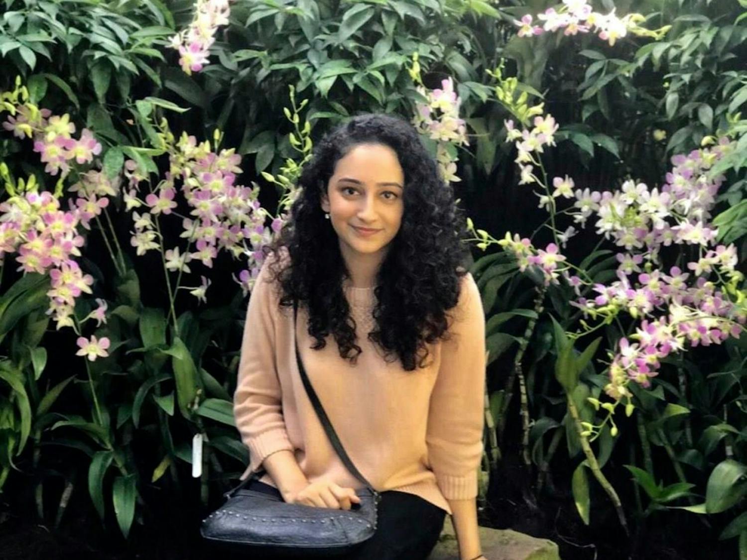 Renuka Ramanadhan, a business administration major, is currently recovering in the hospital after being hit by a car outside her Hadley Village apartment.