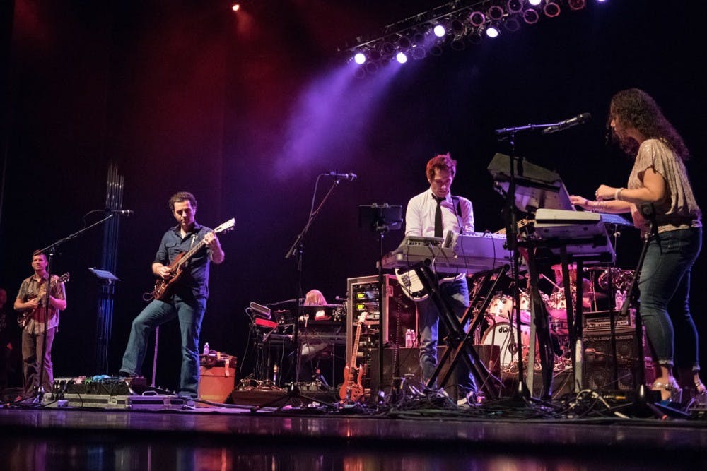 <p>Dweezil Zappa pays tribute to his father’s music in his “Zappa Plays Zappa” performance in the Center for the Arts on Tuesday, playing music from both his father’s solo career and his time with Mothers of Invention.</p>
