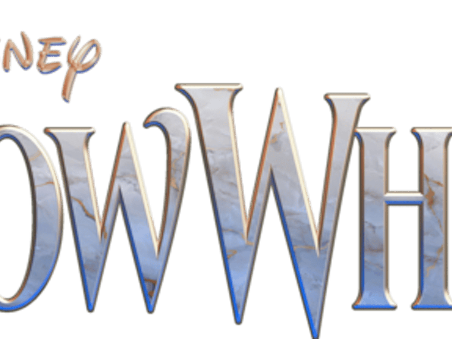 The logo for the 2025 film, "Snow White."